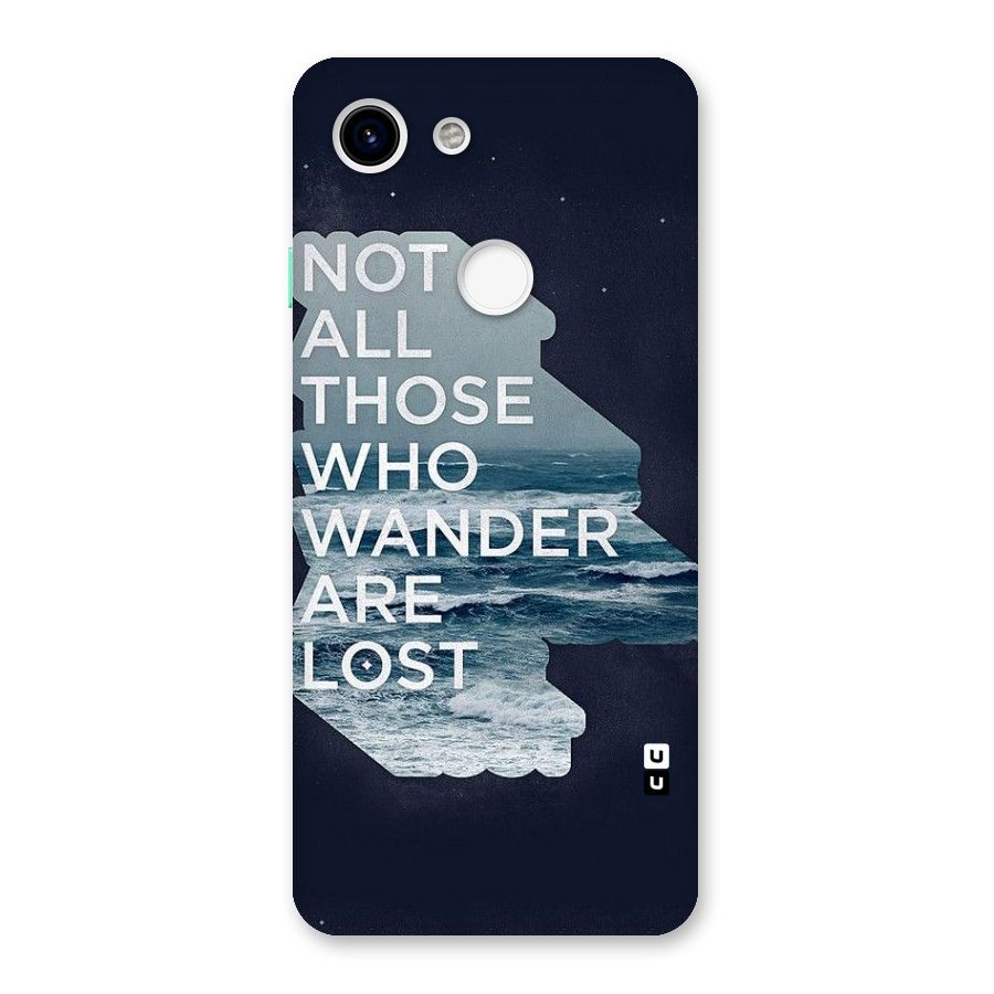 Not Lost Back Case for Google Pixel 3