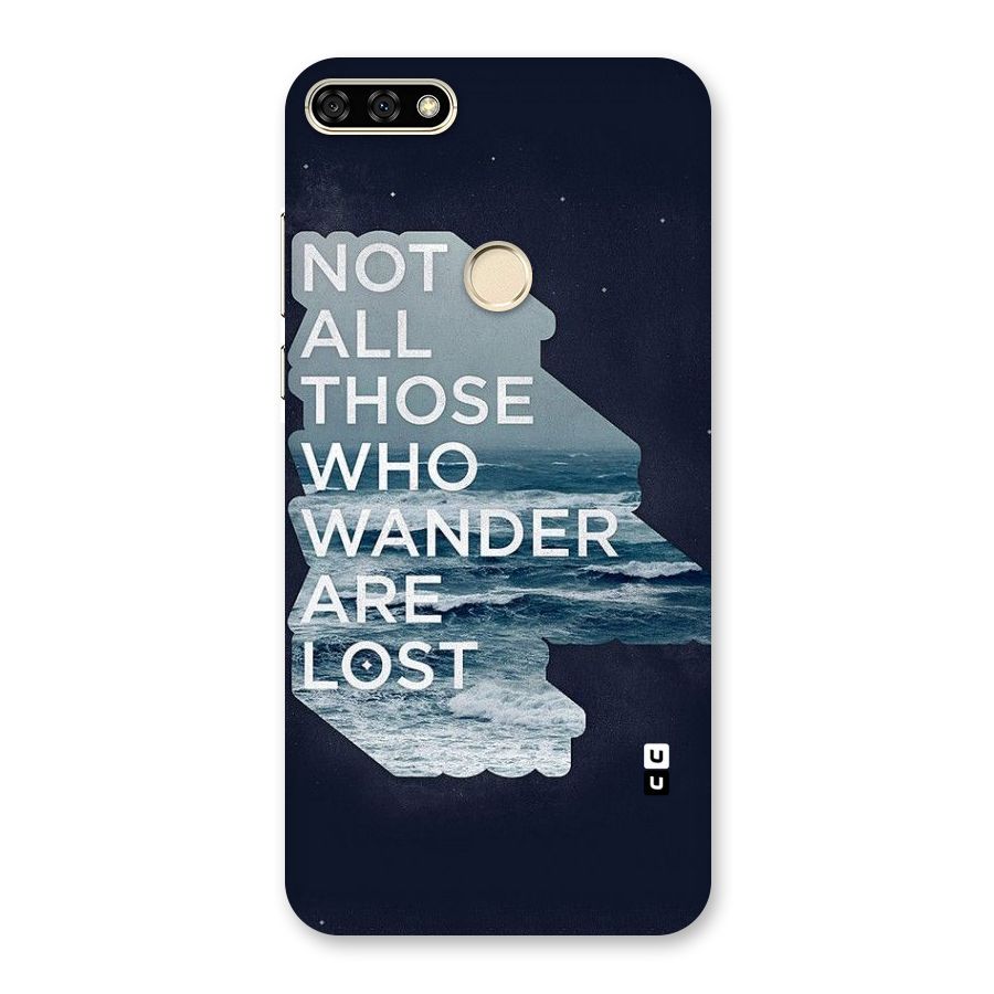 Not Lost Back Case for Honor 7A