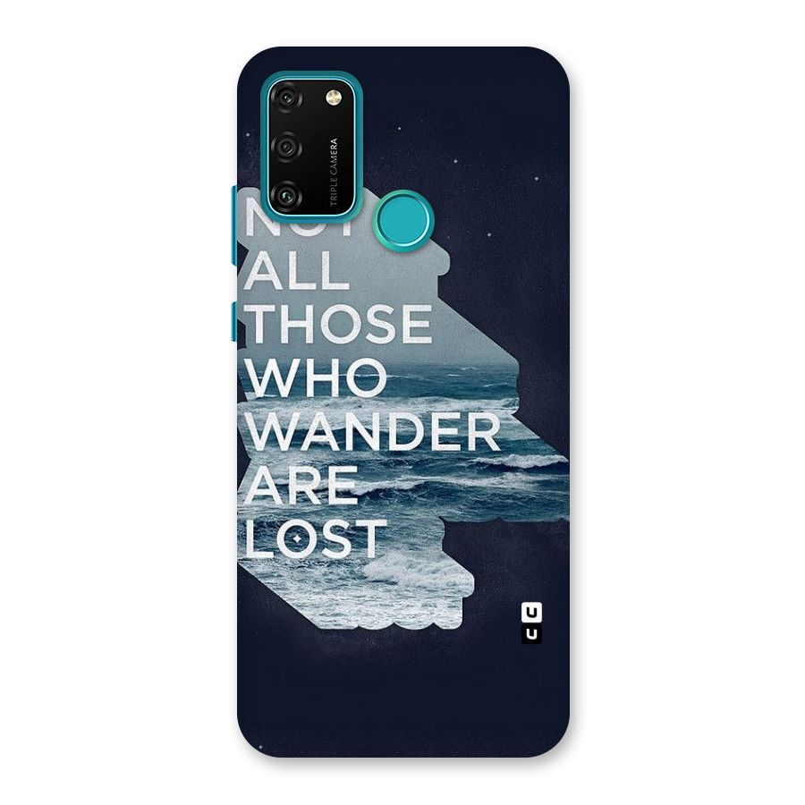 Not Lost Back Case for Honor 9A