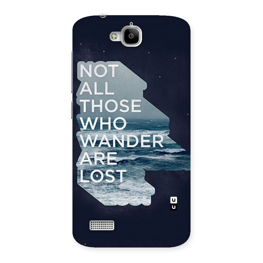 Not Lost Back Case for Honor Holly