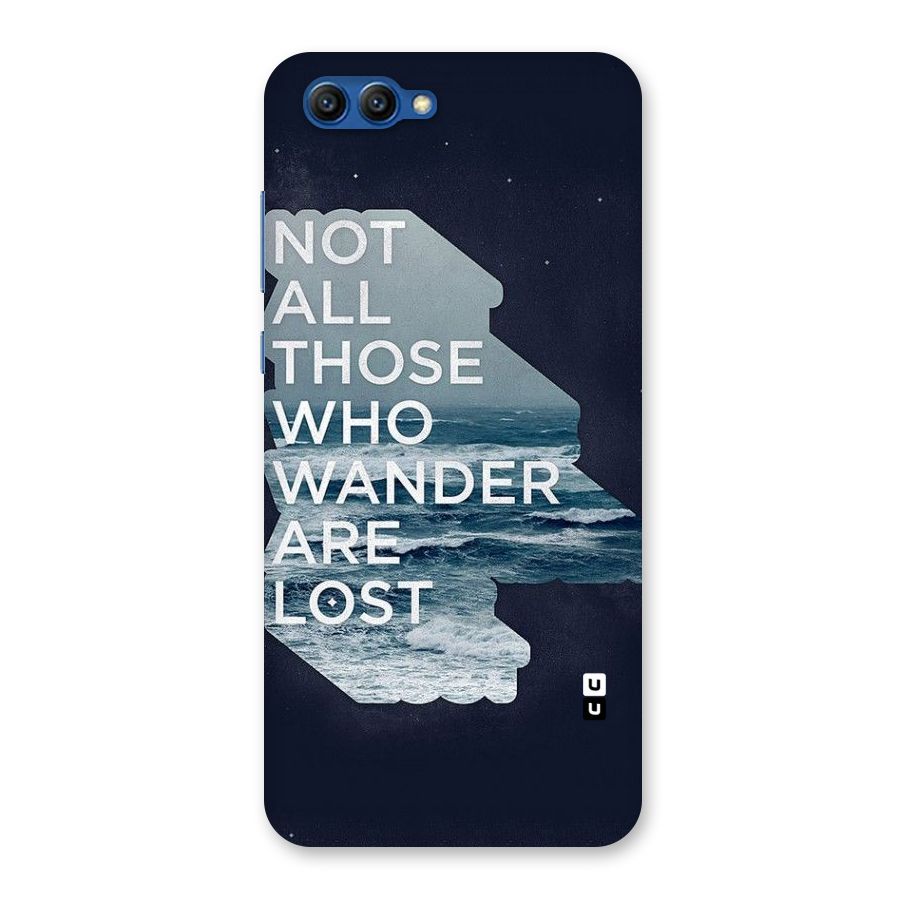 Not Lost Back Case for Honor View 10