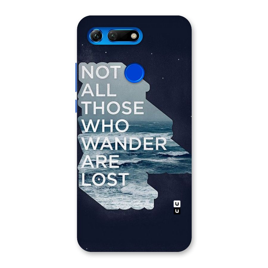 Not Lost Back Case for Honor View 20