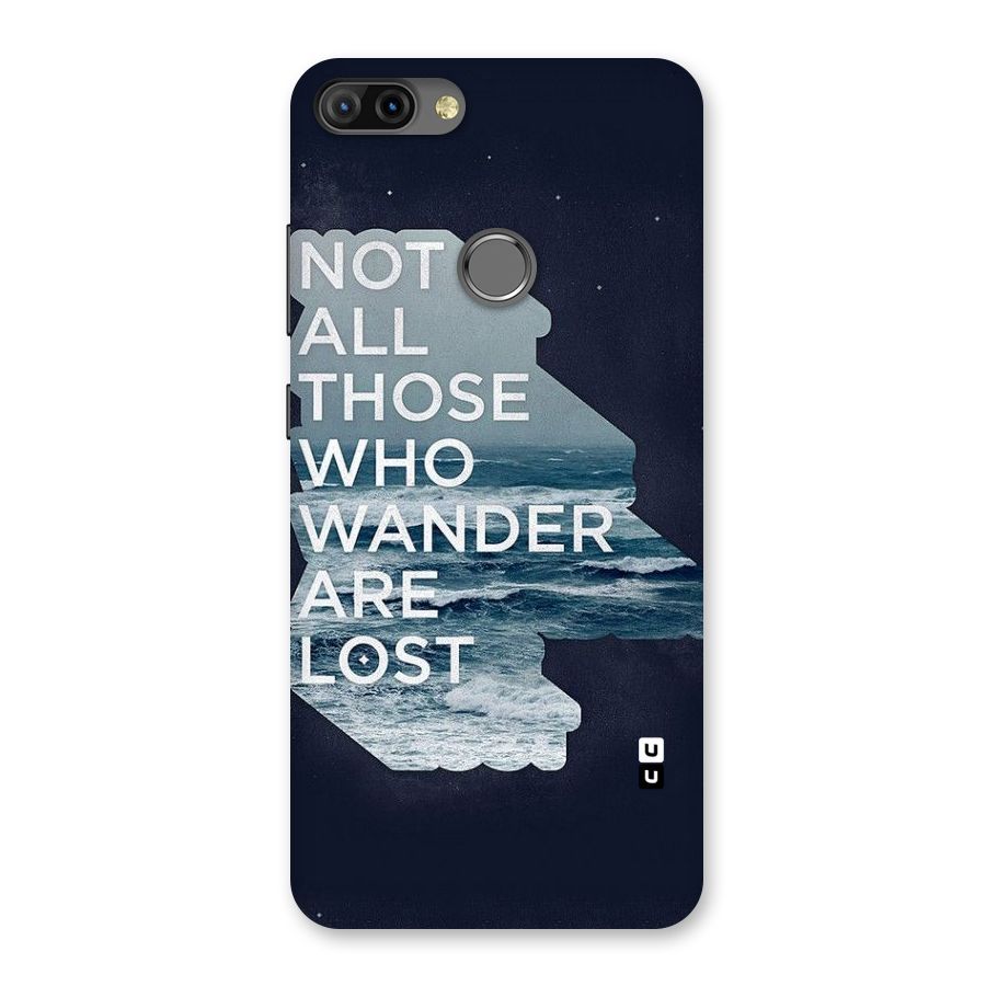 Not Lost Back Case for Infinix Hot 6 Pro