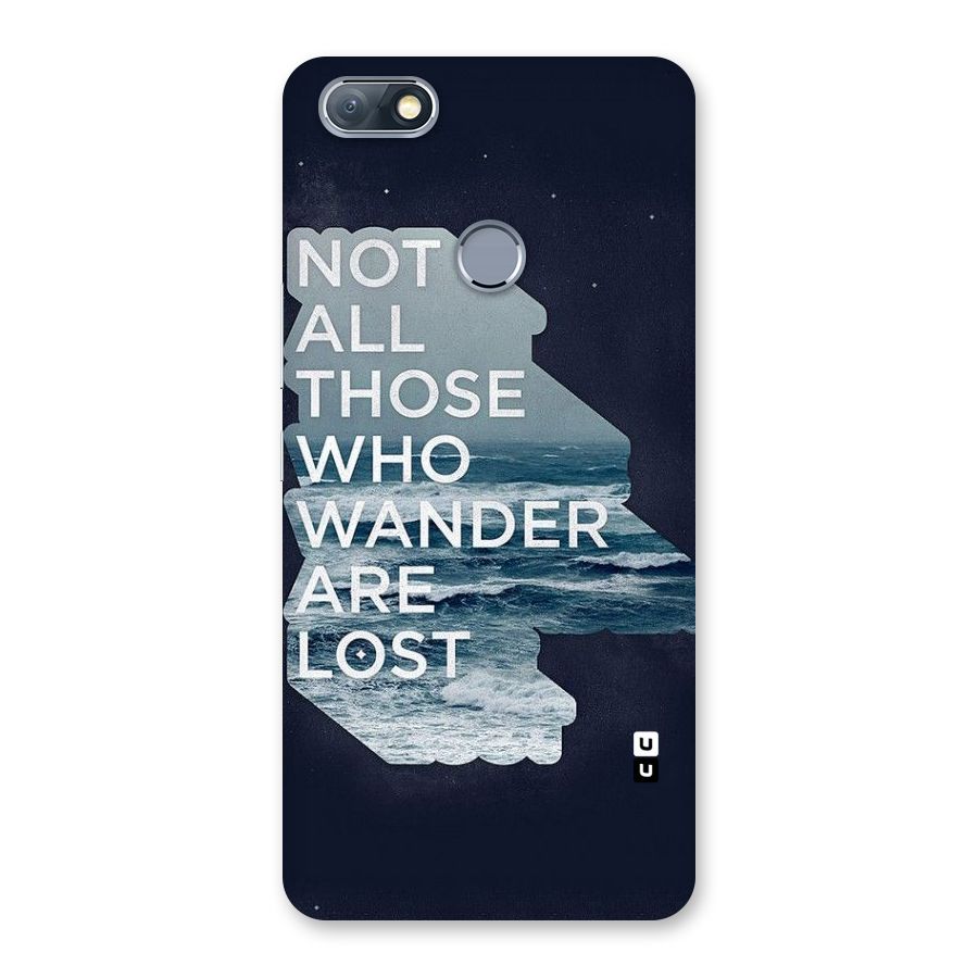 Not Lost Back Case for Infinix Note 5
