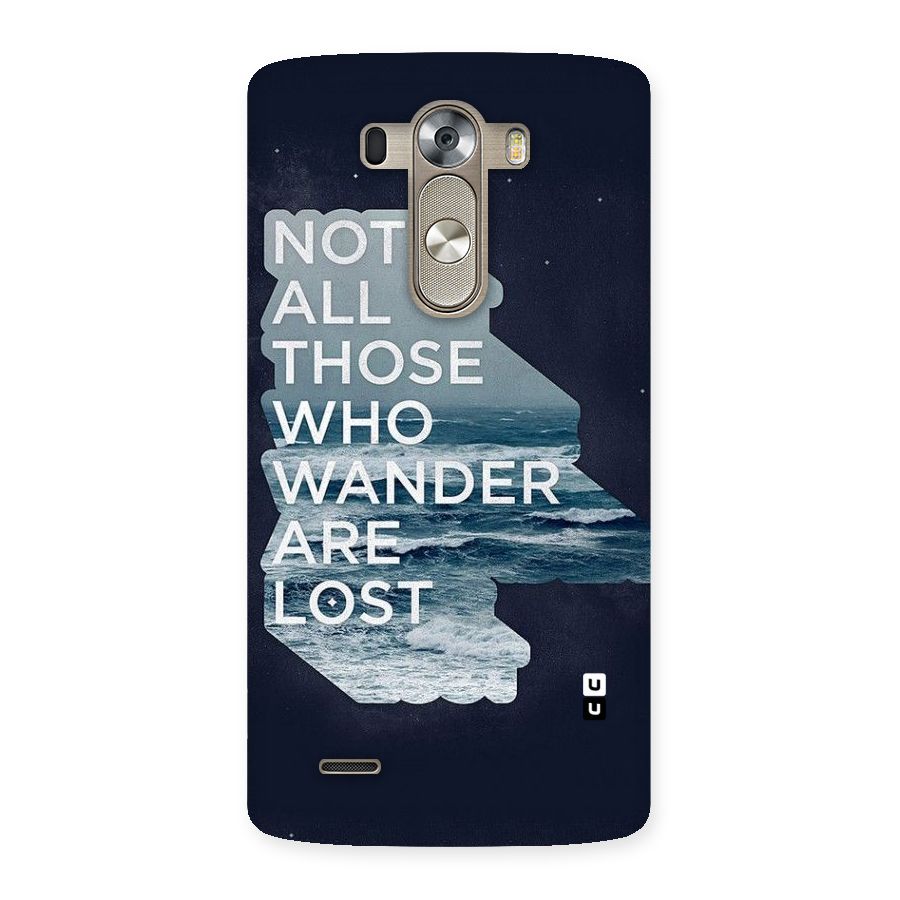 Not Lost Back Case for LG G3