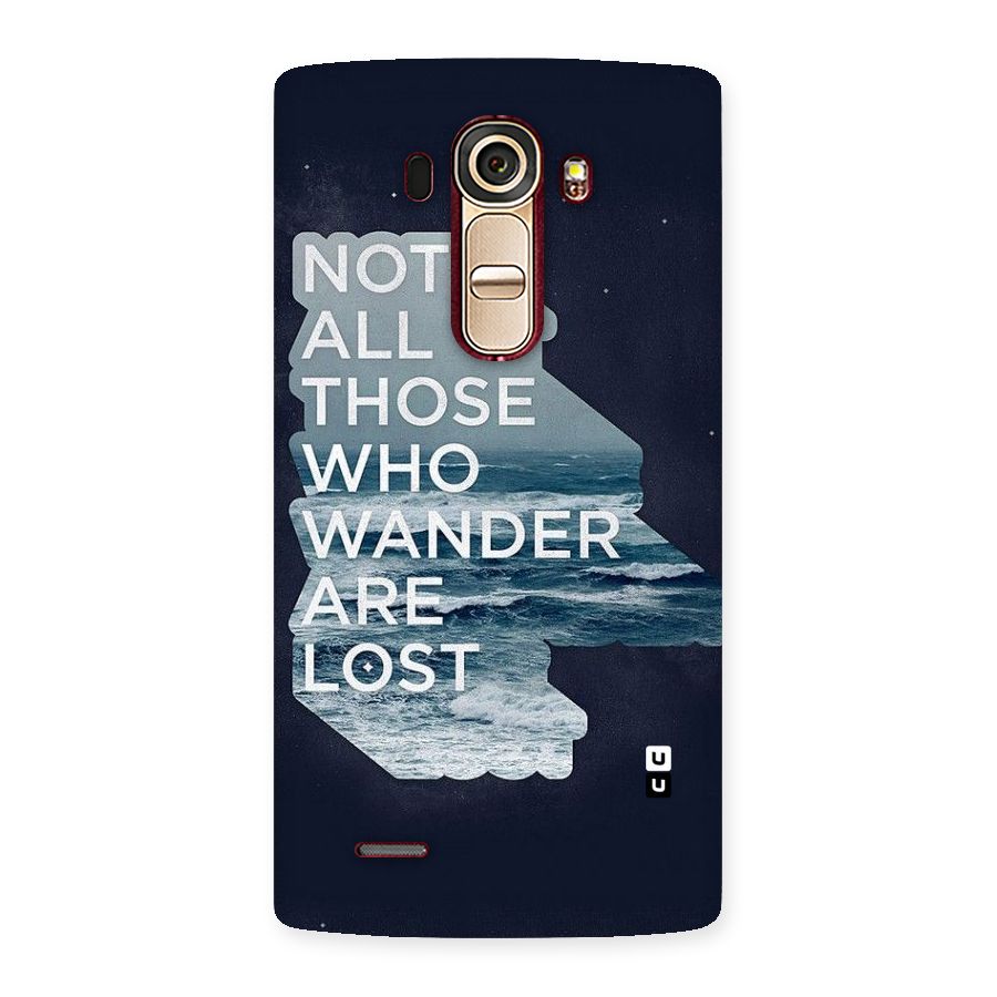 Not Lost Back Case for LG G4