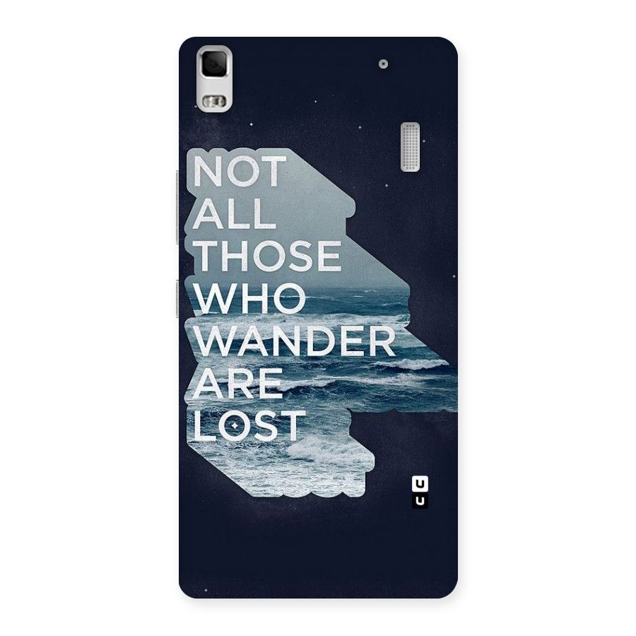Not Lost Back Case for Lenovo K3 Note