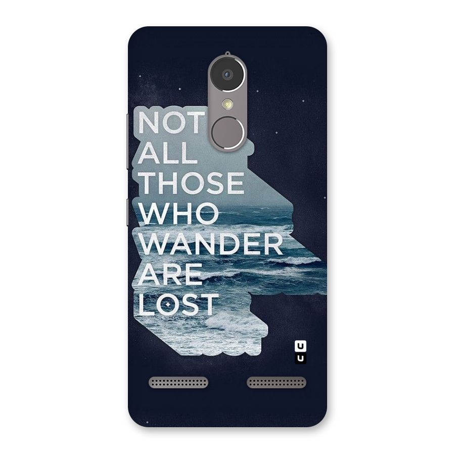 Not Lost Back Case for Lenovo K6
