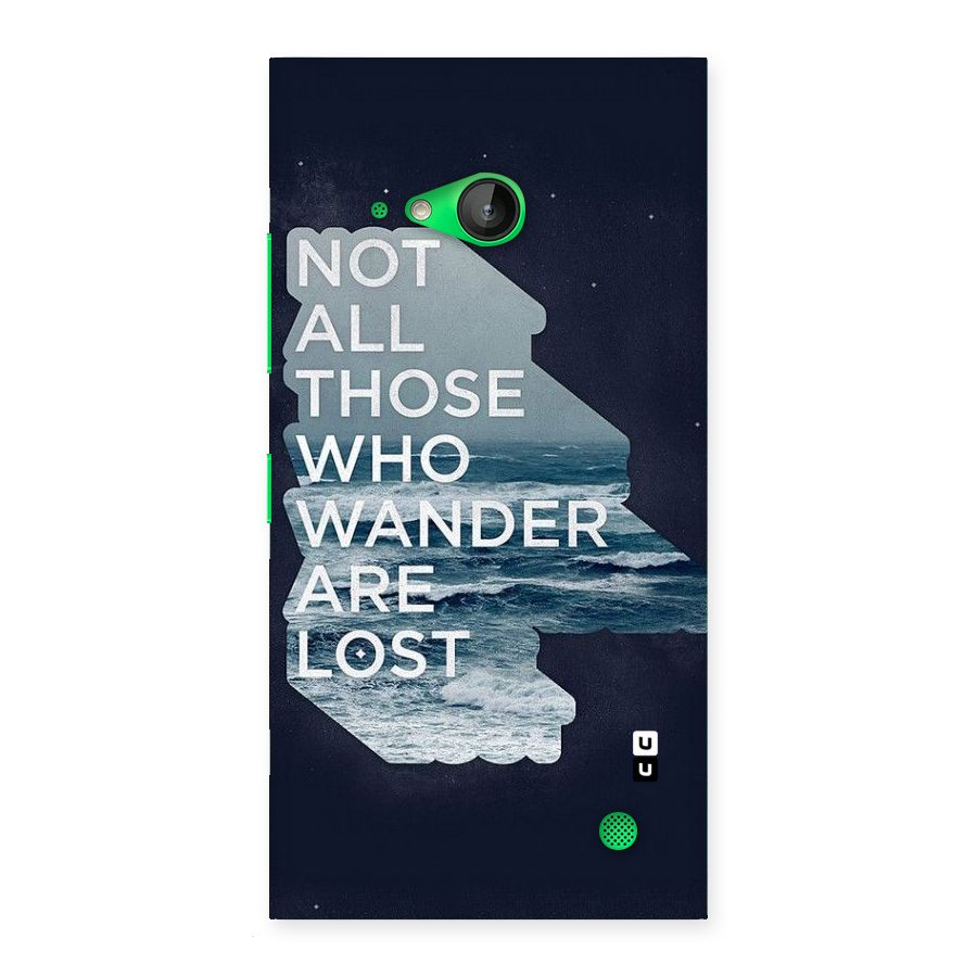Not Lost Back Case for Lumia 730
