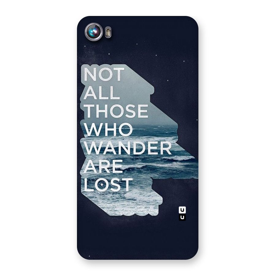 Not Lost Back Case for Micromax Canvas Fire 4 A107