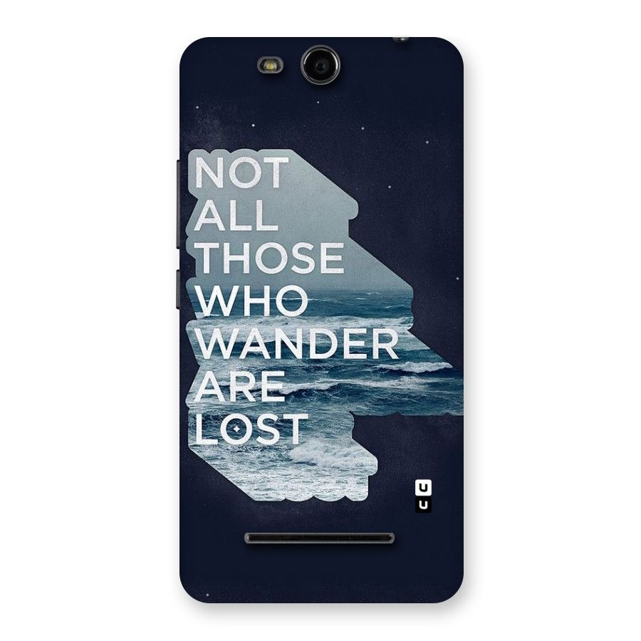 Not Lost Back Case for Micromax Canvas Juice 3 Q392