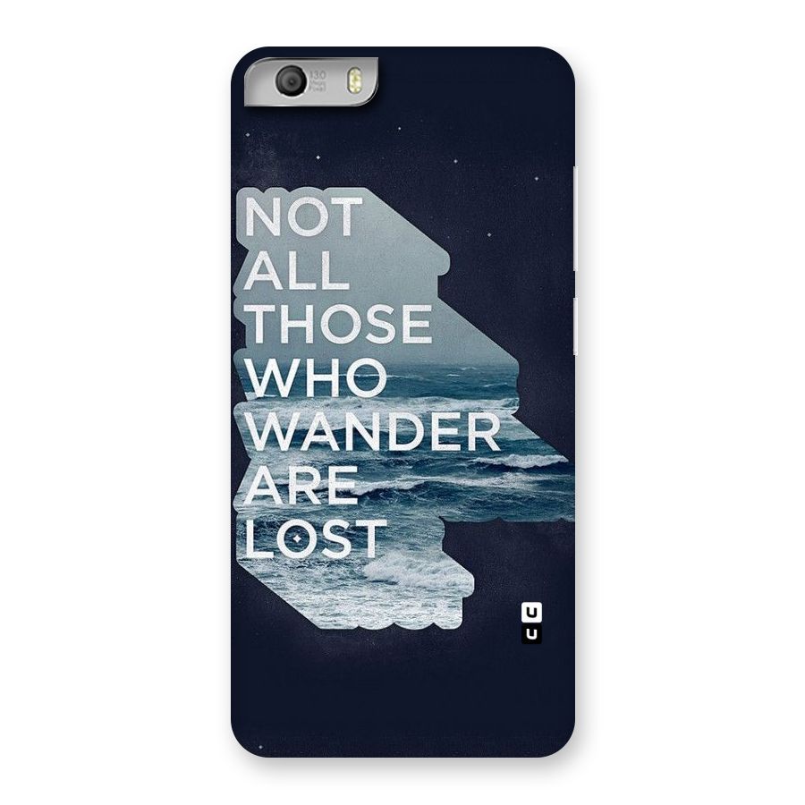 Not Lost Back Case for Micromax Canvas Knight 2