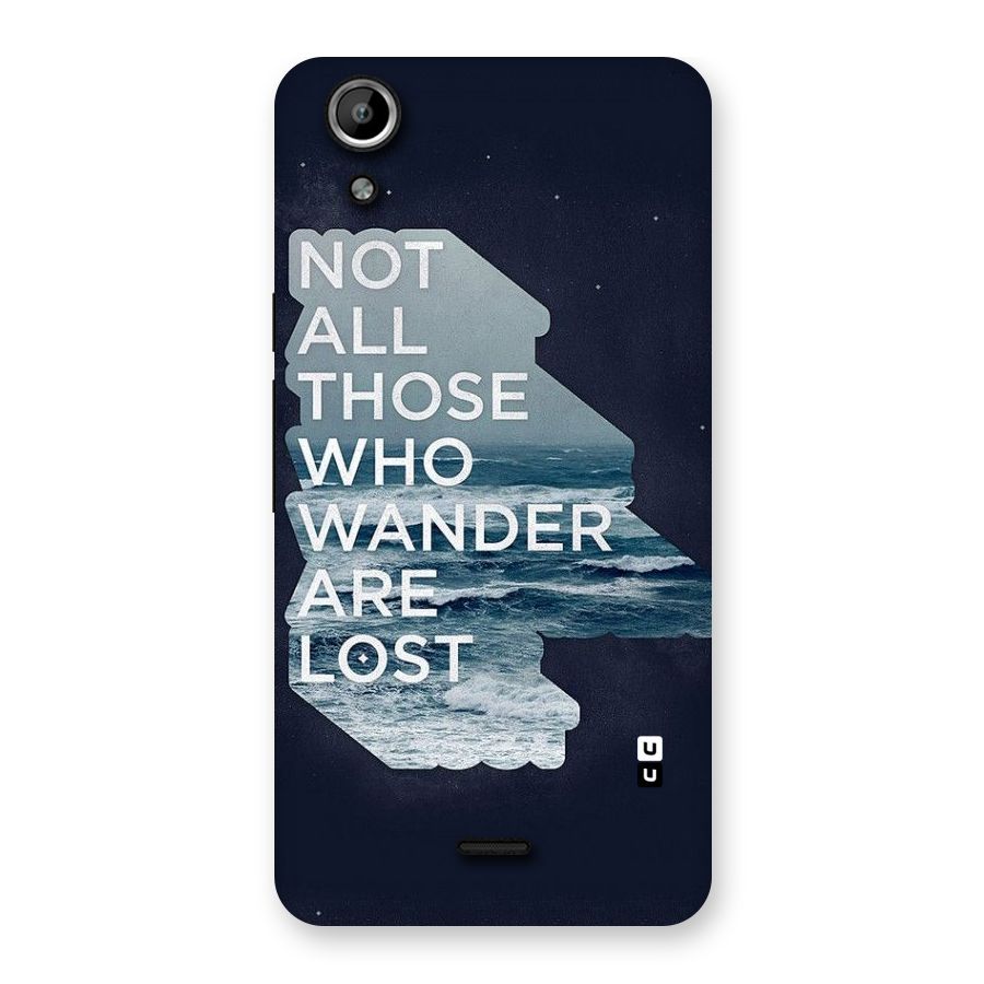 Not Lost Back Case for Micromax Canvas Selfie Lens Q345