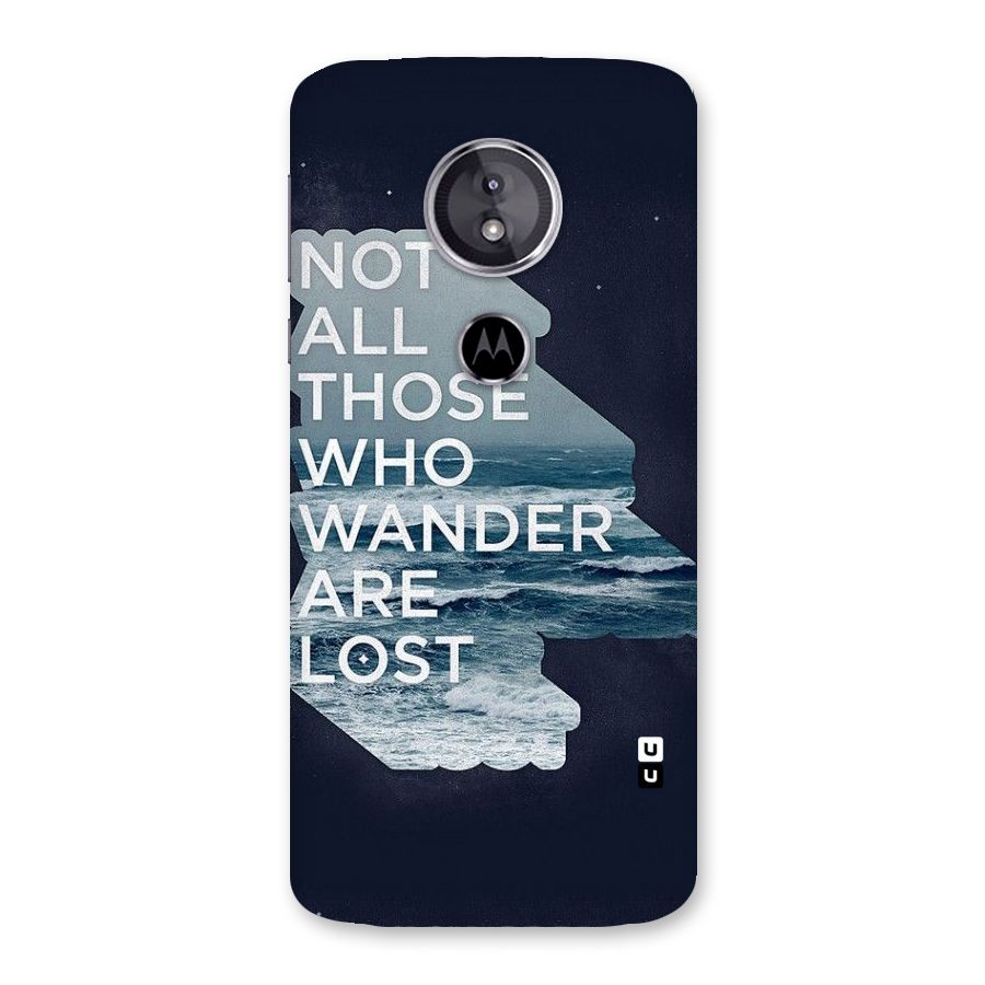 Not Lost Back Case for Moto E5