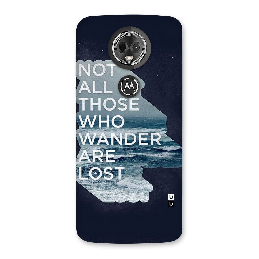 Not Lost Back Case for Moto E5 Plus