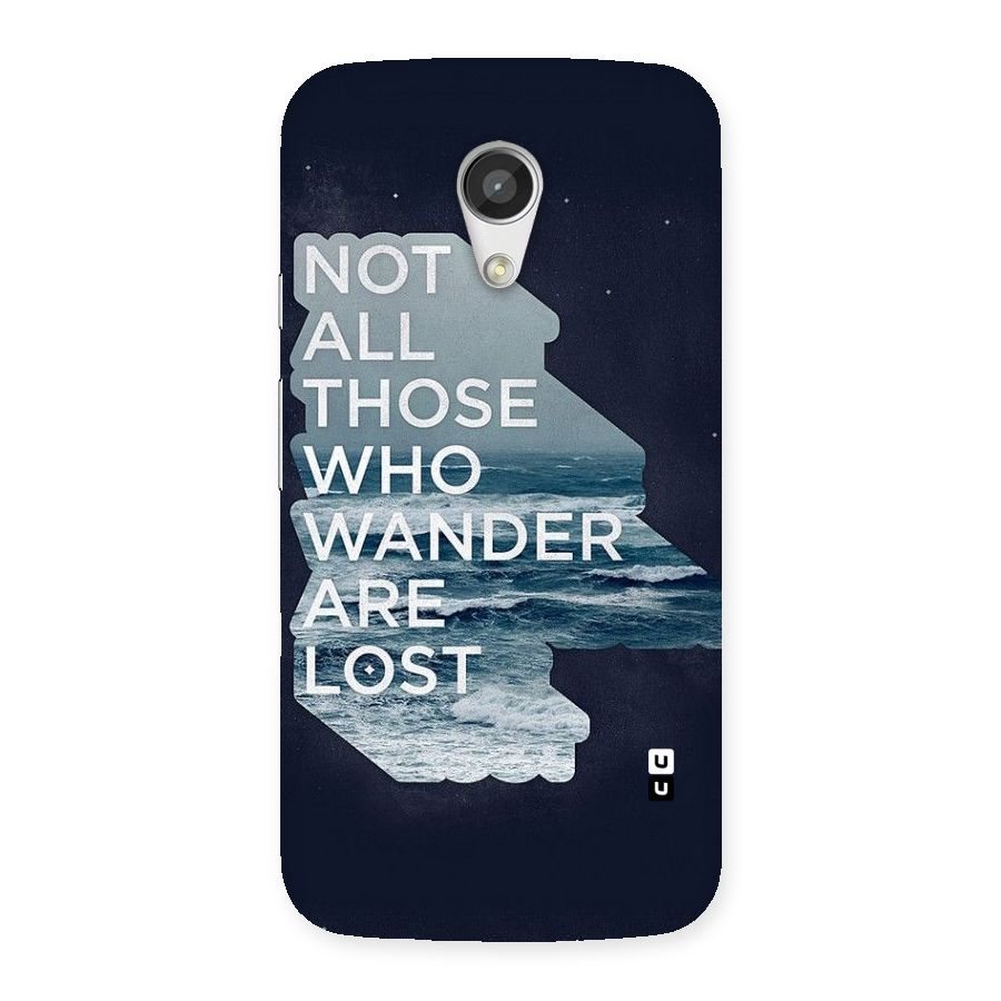 Not Lost Back Case for Moto G 2nd Gen