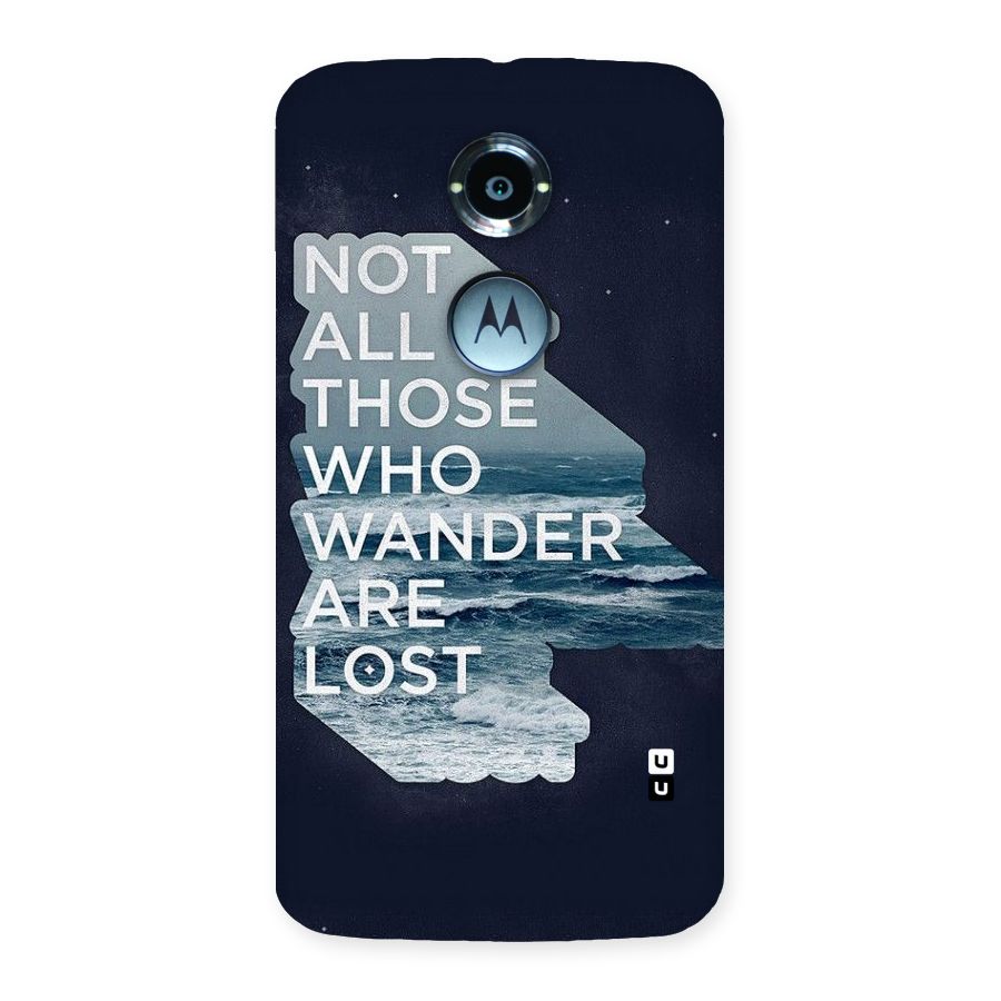 Not Lost Back Case for Moto X 2nd Gen