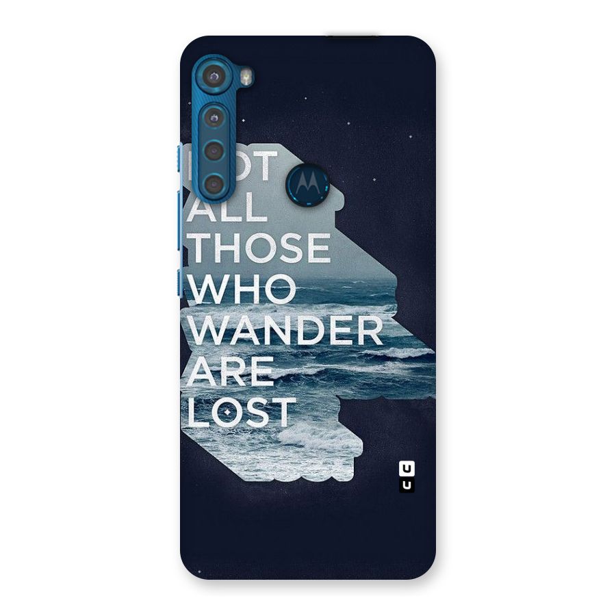 Not Lost Back Case for Motorola One Fusion Plus