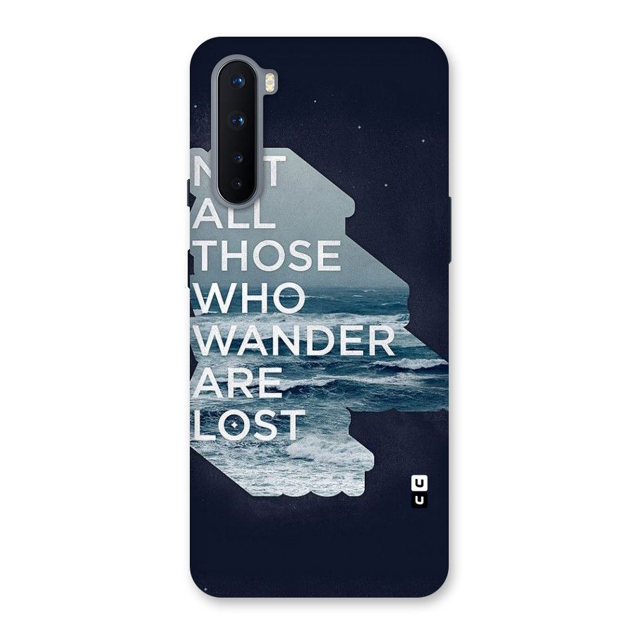 Not Lost Back Case for OnePlus Nord