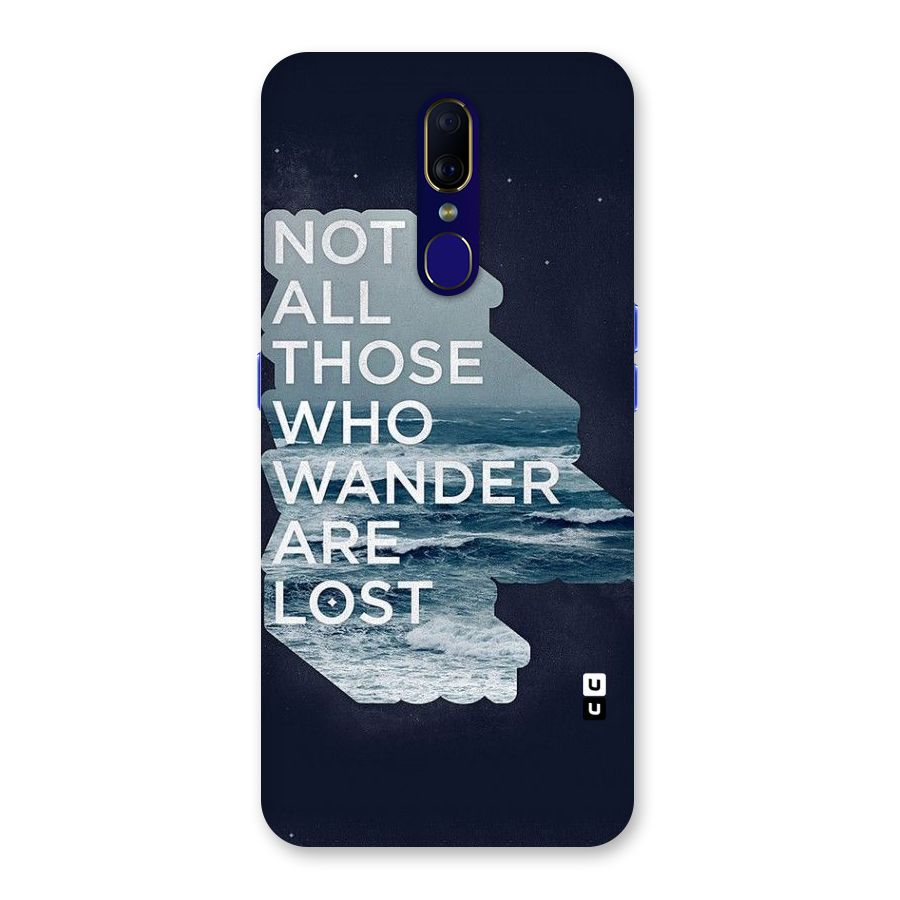 Not Lost Back Case for Oppo F11