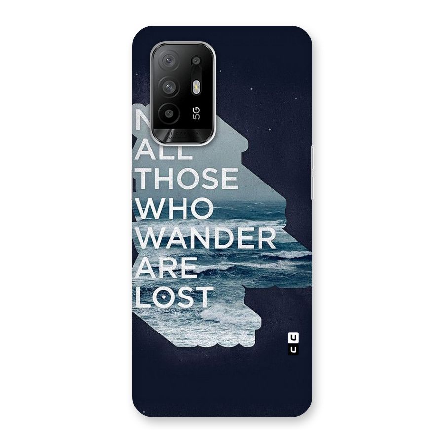 Not Lost Back Case for Oppo F19 Pro Plus 5G
