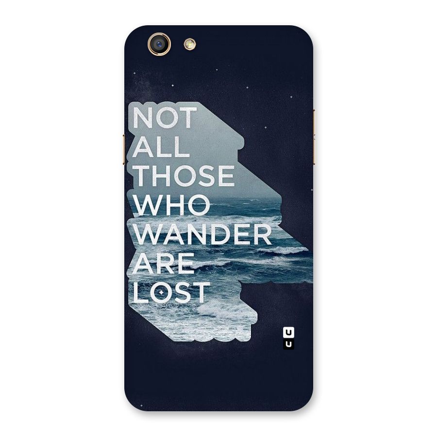 Not Lost Back Case for Oppo F3