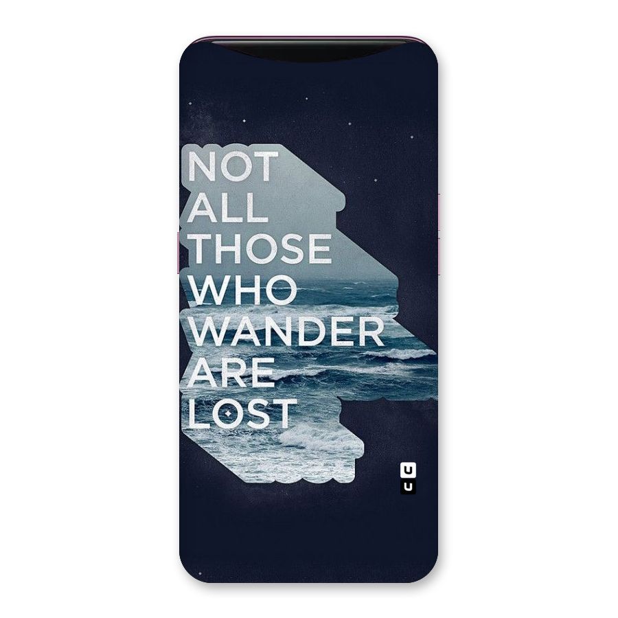 Not Lost Back Case for Oppo Find X
