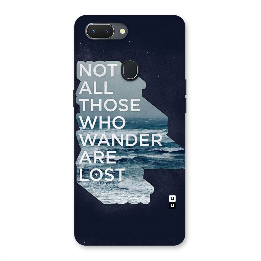 Not Lost Back Case for Oppo Realme 2