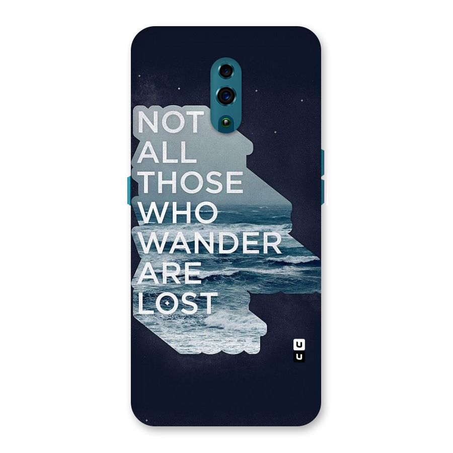 Not Lost Back Case for Oppo Reno