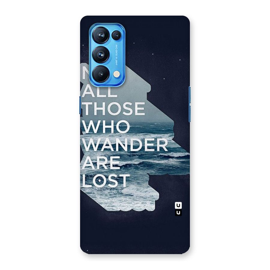 Not Lost Back Case for Oppo Reno5 Pro 5G