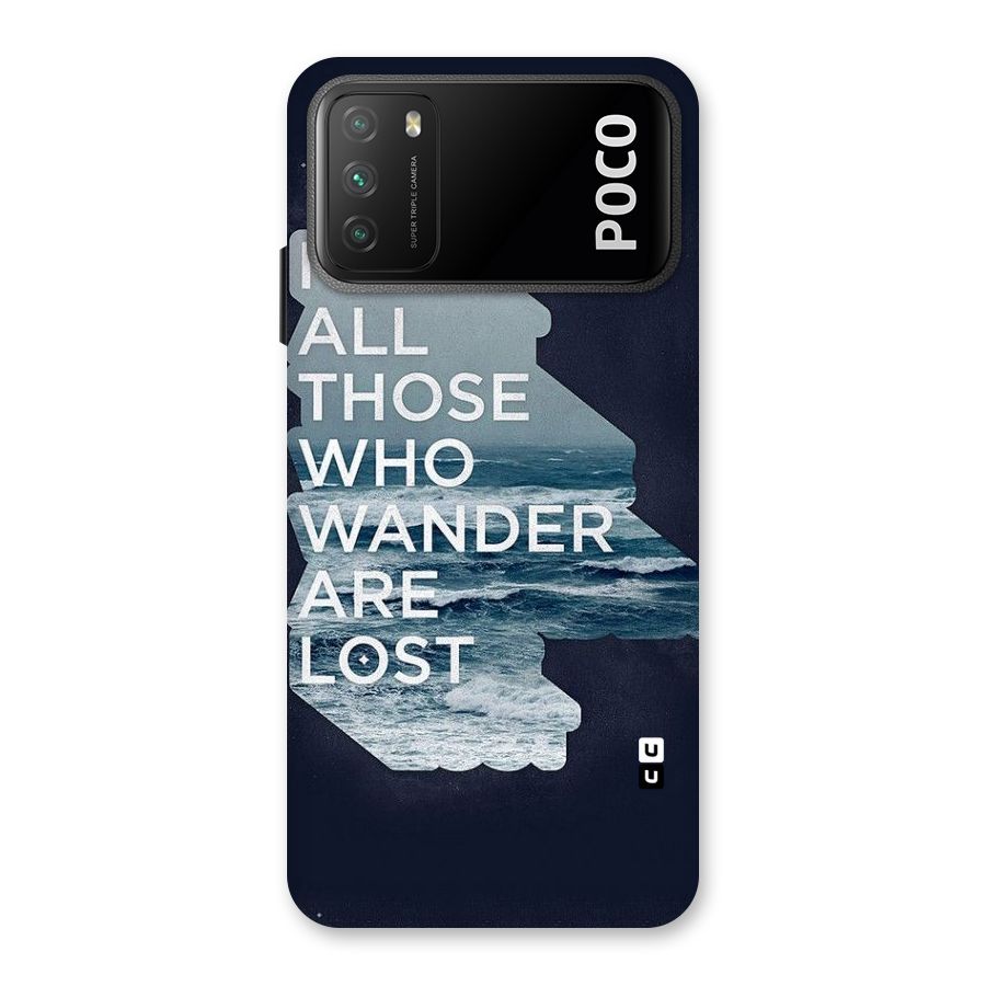 Not Lost Back Case for Poco M3
