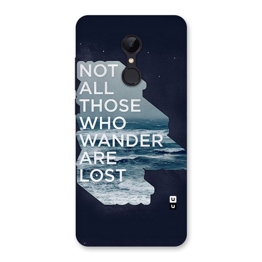 Not Lost Back Case for Redmi 5