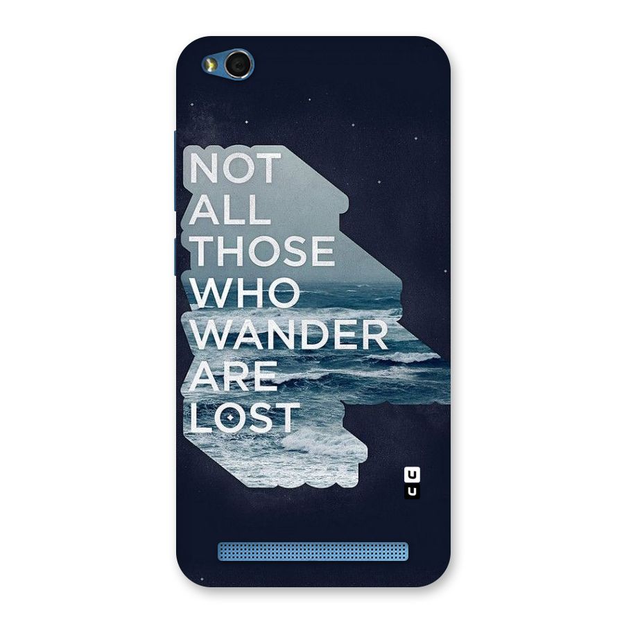 Not Lost Back Case for Redmi 5A