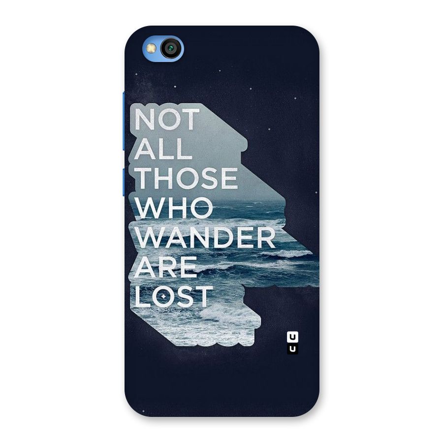 Not Lost Back Case for Redmi Go