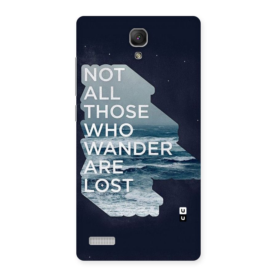 Not Lost Back Case for Redmi Note