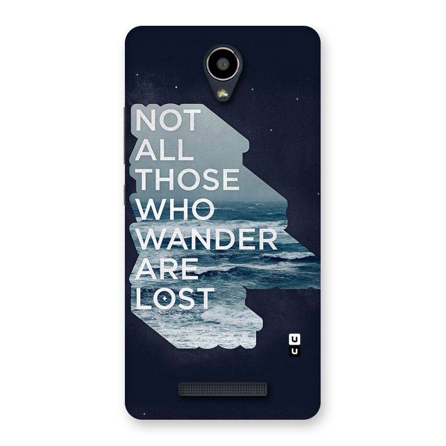 Not Lost Back Case for Redmi Note 2