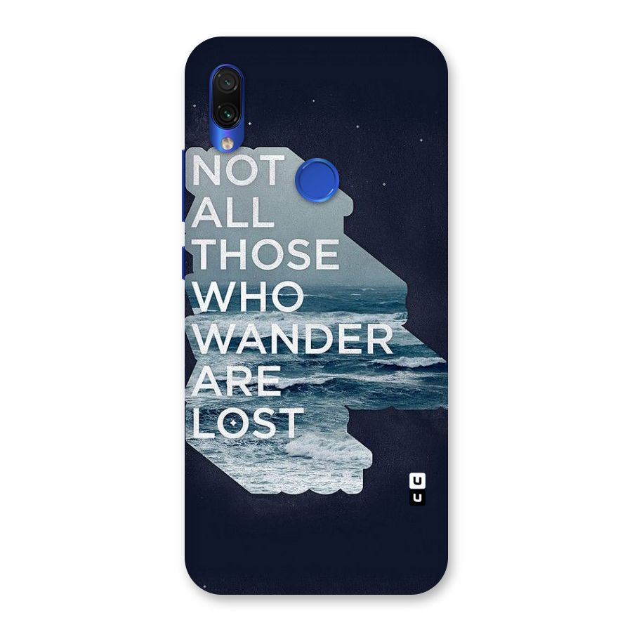 Not Lost Back Case for Redmi Note 7S