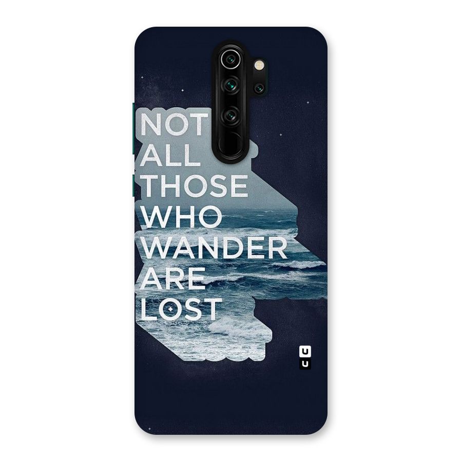 Not Lost Back Case for Redmi Note 8 Pro