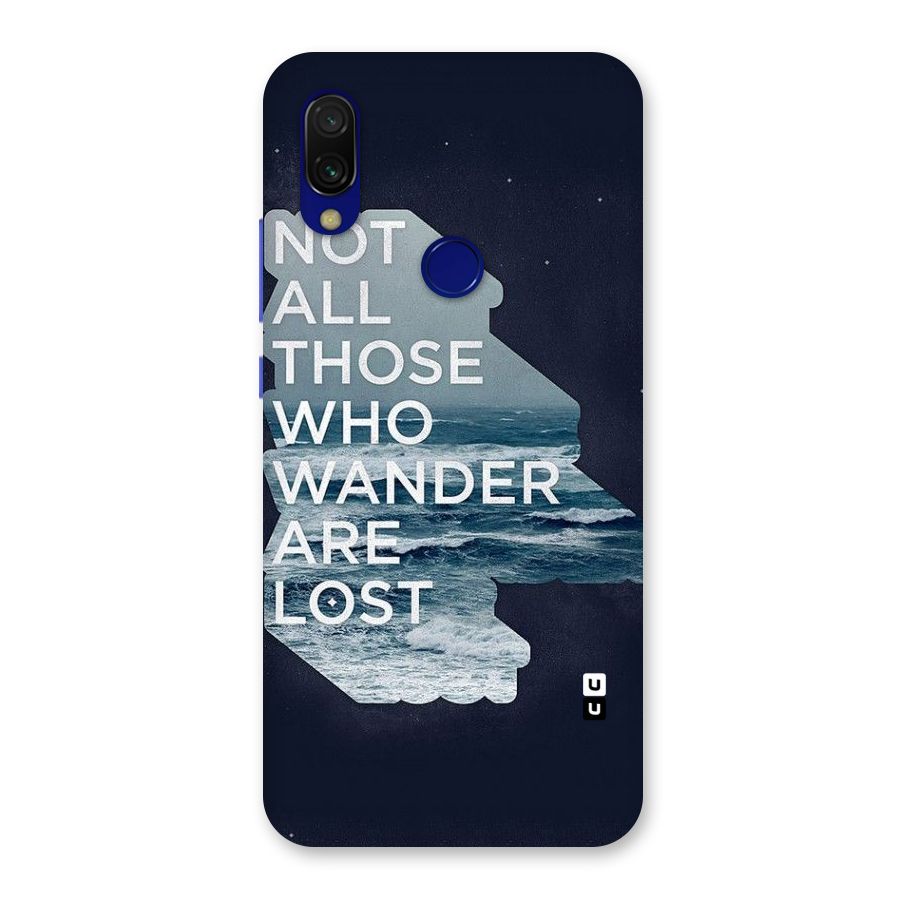Not Lost Back Case for Redmi Y3