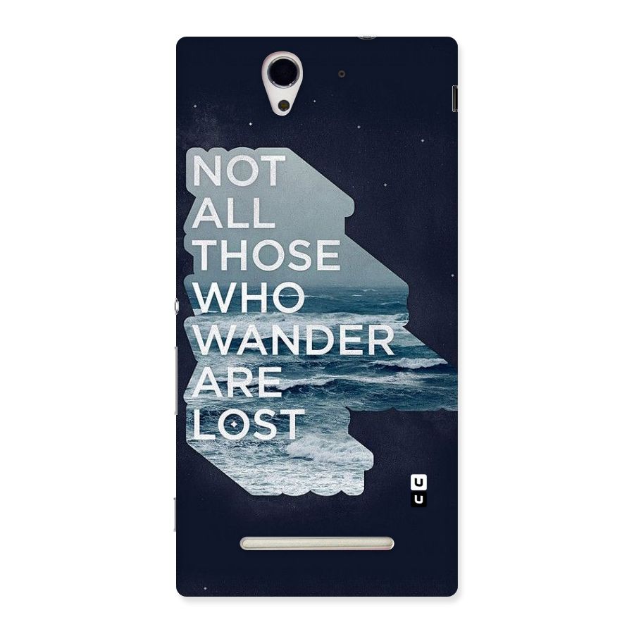 Not Lost Back Case for Sony Xperia C3