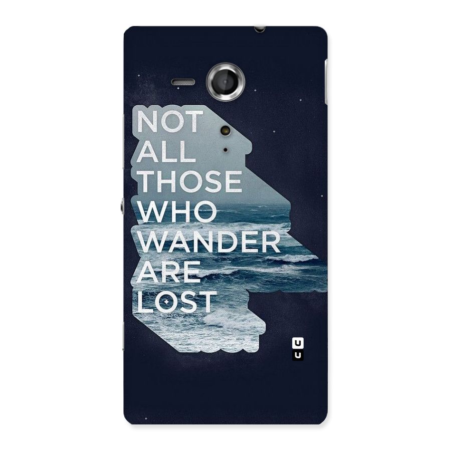 Not Lost Back Case for Sony Xperia SP