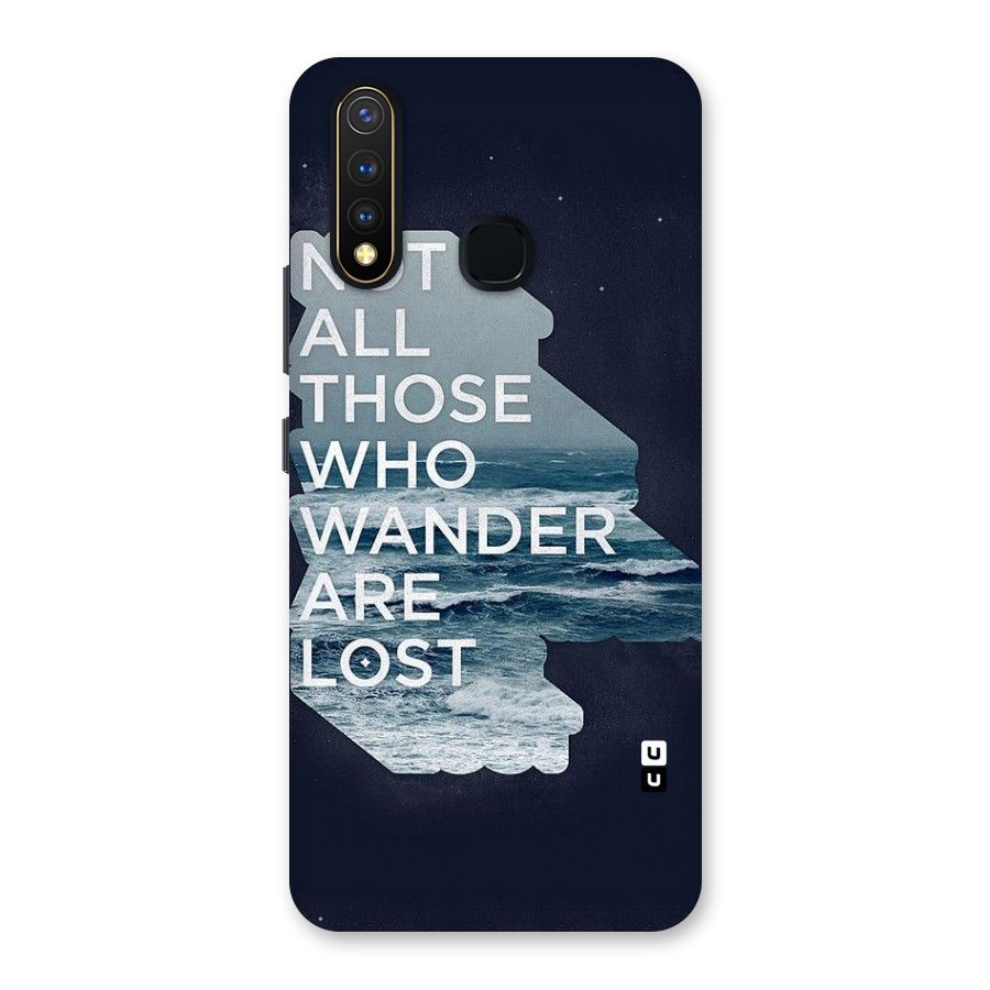 Not Lost Back Case for Vivo U20