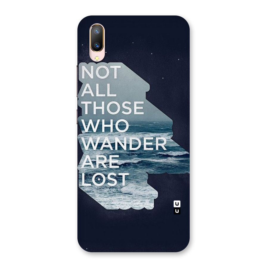 Not Lost Back Case for Vivo V11 Pro