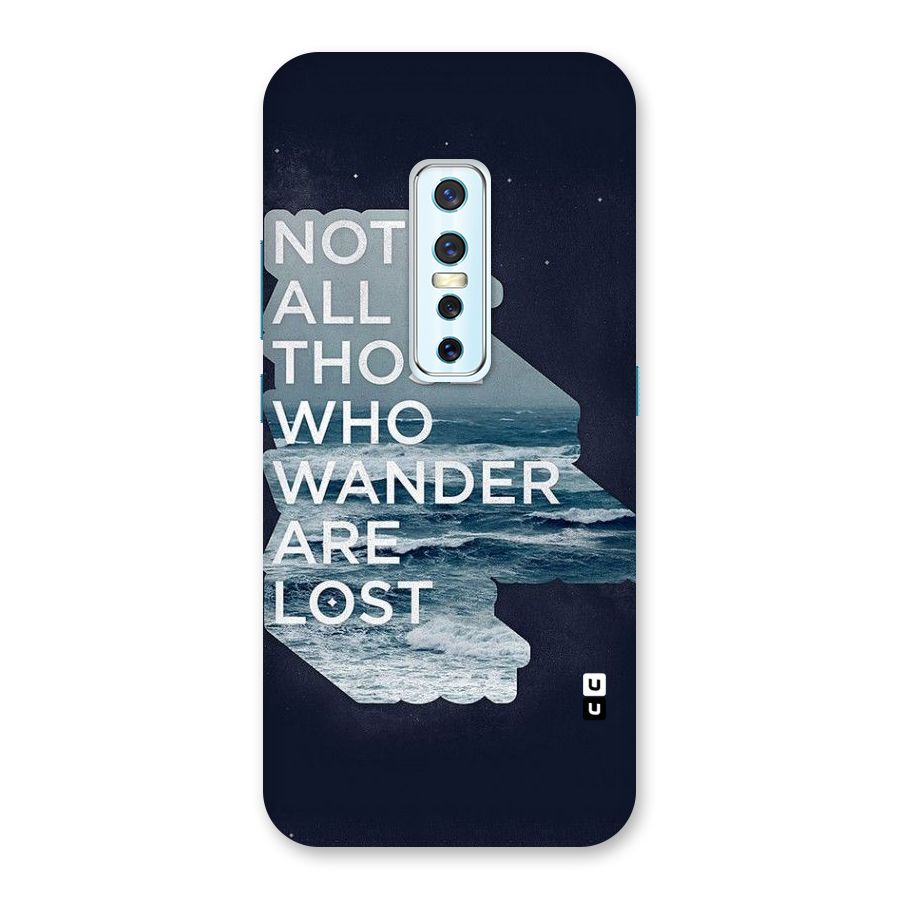 Not Lost Back Case for Vivo V17 Pro