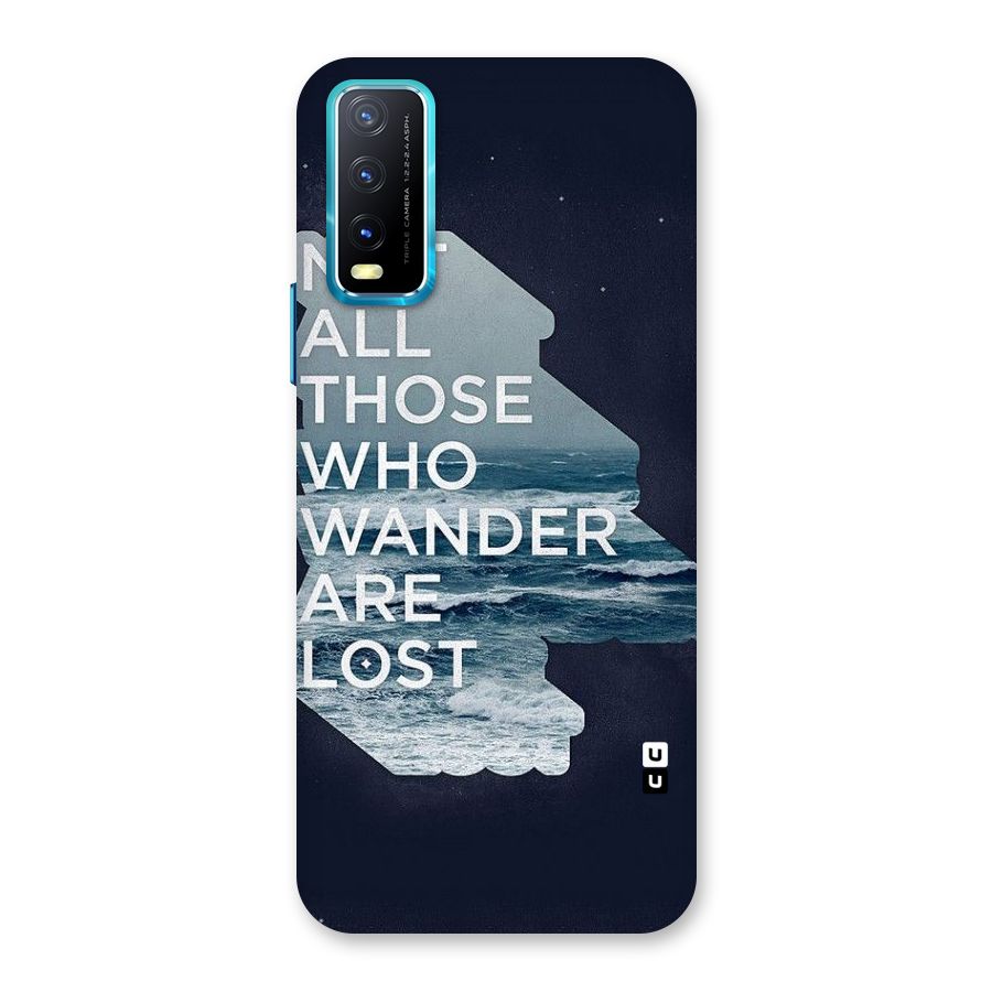 Not Lost Back Case for Vivo Y20G