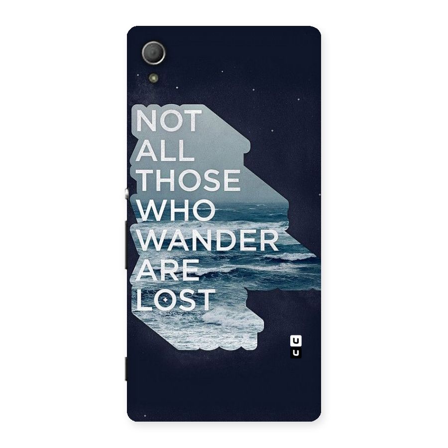 Not Lost Back Case for Xperia Z3 Plus