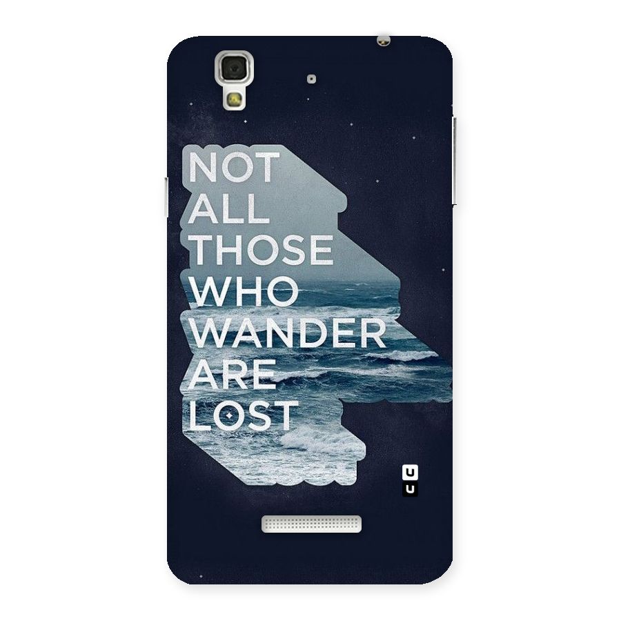 Not Lost Back Case for Yu Yureka