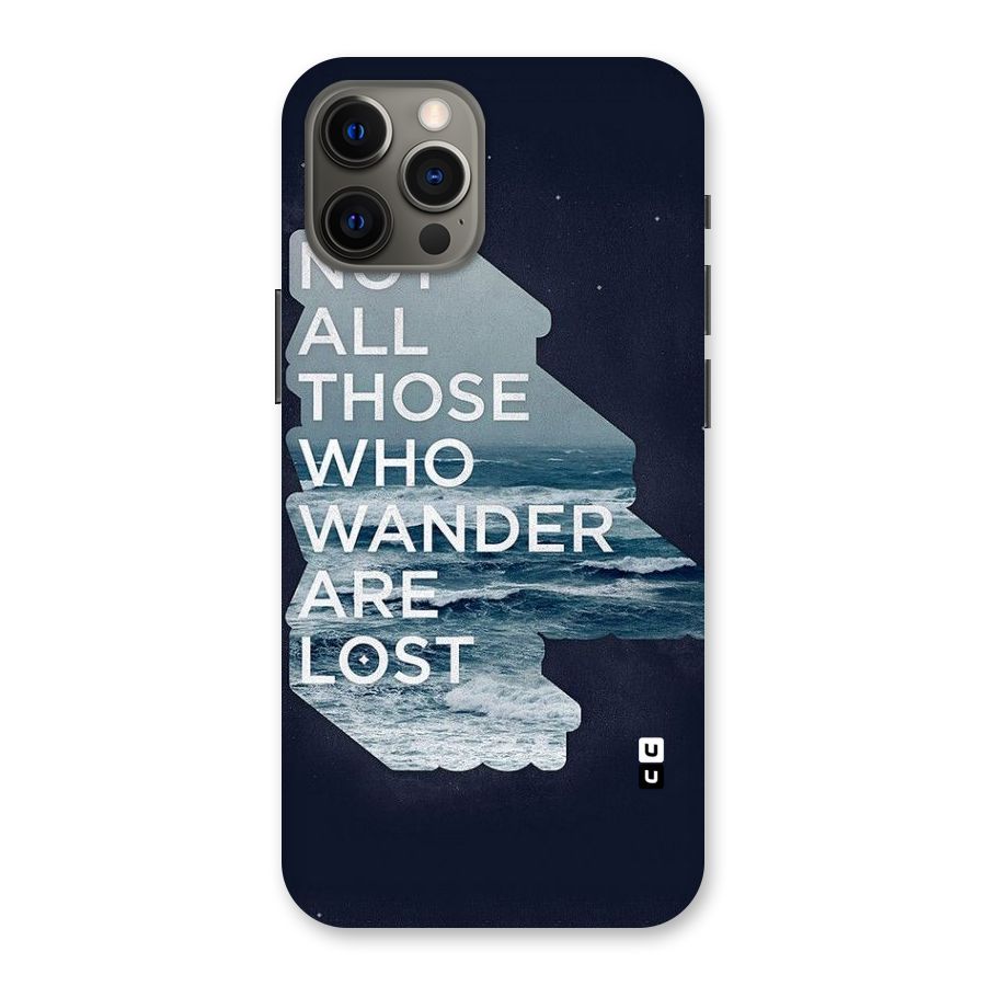 Not Lost Back Case for iPhone 12 Pro Max