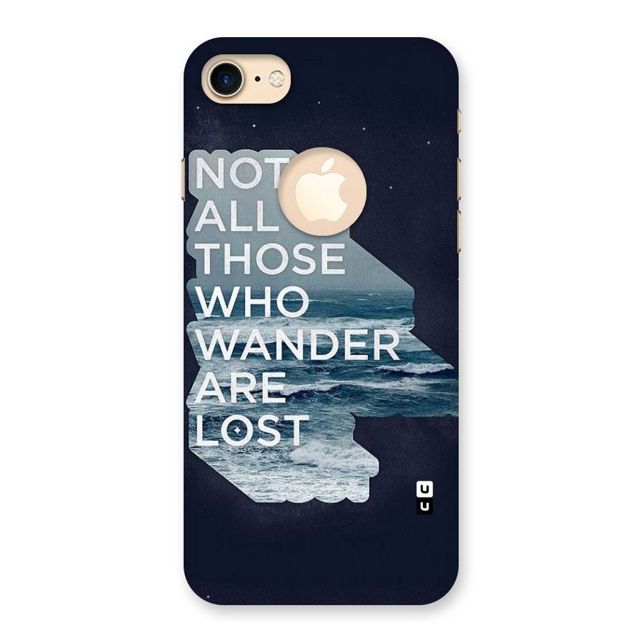 Not Lost Back Case for iPhone 7 Logo Cut
