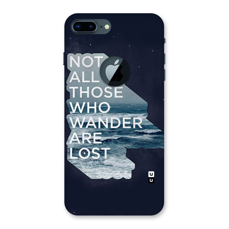 Not Lost Back Case for iPhone 7 Plus Logo Cut